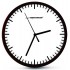 ESPERANZA Ρολόϊ τοίχου Budapest EHC010W, 20cm, λευκό