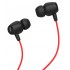 CELEBRAT Earphones Fly 1 με μικρόφωνο, 10mm, 3.5mm, 1.2m, κόκκινα
