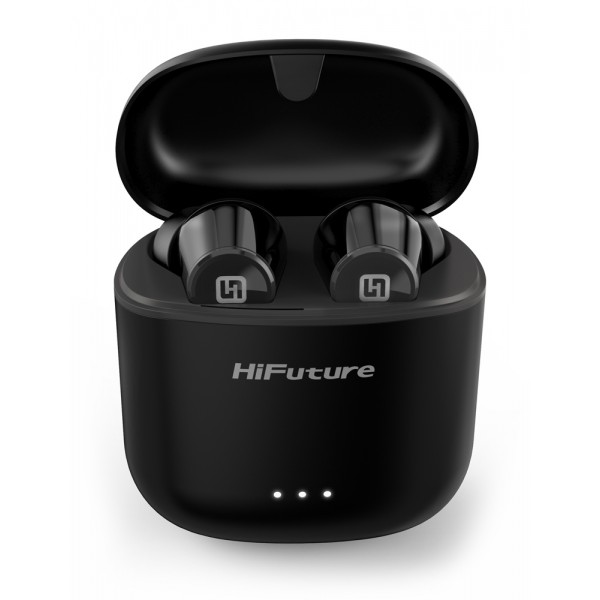 HIFUTURE earbuds FlyBuds, true wireless, με θήκη φόρτισης, μαύρα