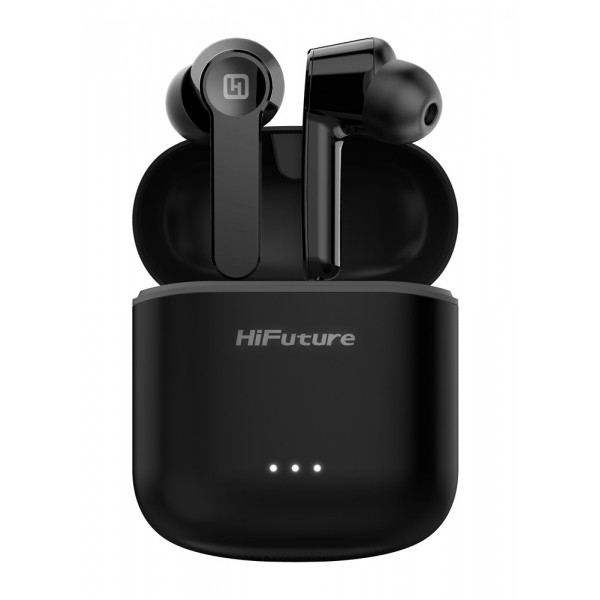 HIFUTURE earbuds FlyBuds, true wireless, με θήκη φόρτισης, μαύρα