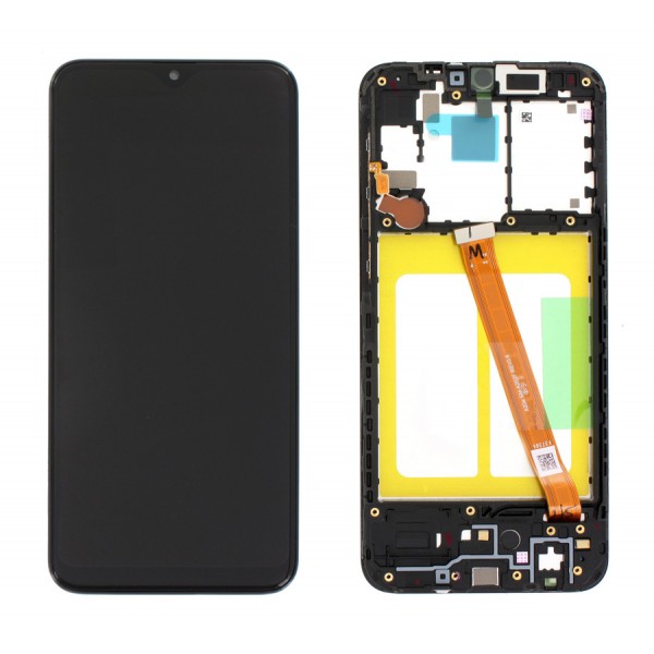 SAMSUNG Original LCD Touch Screen GH82-20229A, A20e 2019 A202, μαύρη
