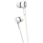 USAMS earphones με μικρόφωνο EP-12, 10mm, 1.2m, λευκά