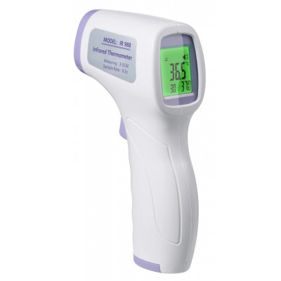 Ηλεκτρονικό θερμόμετρο υπερύθρων με οθόνη IR988, λευκό Ηλεκτρονικό θερμόμετρο υπερύθρων με οθόνη IR988, λευκό