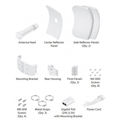 UBIQUITI LiteBeam AC LR LBE-5AC-LR, 5GHz airMAX AC Long-Range CPE, 26dBi UBIQUITI LiteBeam AC LR LBE-5AC-LR, 5GHz airMAX AC Long-Range CPE, 26dBi