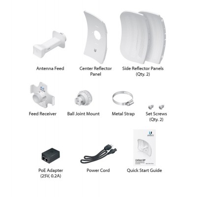 UBIQUITI LiteBeam M5 airMAX CPE Access Point LBE-M5-23, 23dBi, 5GHz UBIQUITI LiteBeam M5 airMAX CPE Access Point LBE-M5-23, 23dBi, 5GHz