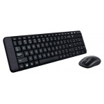 LOGITECH set ποντίκι & πληκτρολόγιο MK220, ασύρματα, 2,4GHz, μαύρο