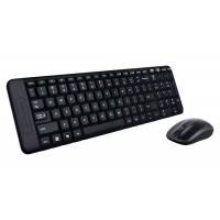 LOGITECH set ποντίκι & πληκτρολόγιο MK220, ασύρματα, 2,4GHz, μαύρο