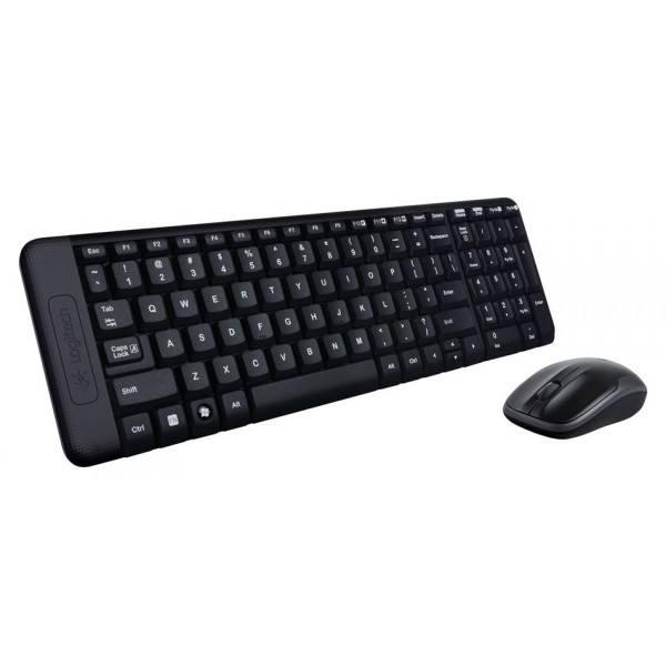 LOGITECH set ποντίκι & πληκτρολόγιο MK220, ασύρματα, 2,4GHz, μαύρο