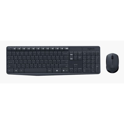 LOGITECH set ποντίκι και πληκτρολόγιο MK235, ασύρματα, 2.4GHz, μαύρο GR LOGITECH set ποντίκι και πληκτρολόγιο MK235, ασύρματα, 2.4GHz, μαύρο GR