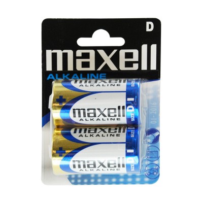 MAXELL SUPER Αλκαλική μπαταρία LR20, 1,5V 2τεμ. MAXELL SUPER Αλκαλική μπαταρία LR20, 1,5V 2τεμ.
