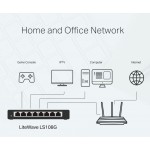 TP-LINK Desktop Switch LS108G, 8-port 10/100/1000Mbps, Ver. 1.0 TP-LINK Desktop Switch LS108G, 8-port 10/100/1000Mbps, Ver. 1.0