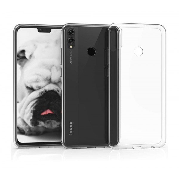 POWERTECH Θήκη Clear 0.5mm TPU MOB-1086 για Huawei Honor 8X, διάφανη