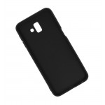 POWERTECH Θήκη Silicon Velvet MOB-1128 για Samsung J6 Plus 2018, μαύρη POWERTECH Θήκη Silicon Velvet MOB-1128 για Samsung J6 Plus 2018, μαύρη