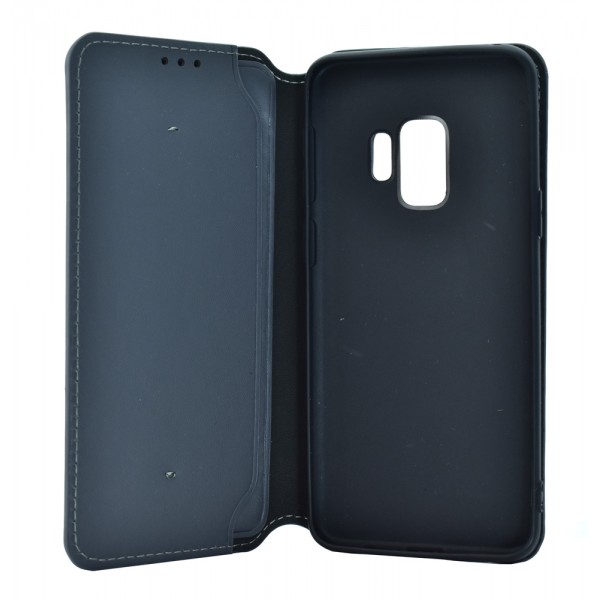POWERTECH Θήκη Slim Leather για Samsung S9, γκρι POWERTECH Θήκη Slim Leather για Samsung S9, γκρι