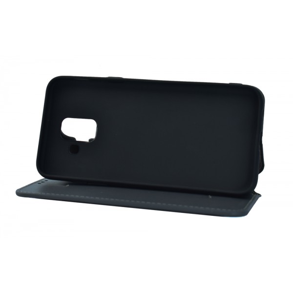 POWERTECH Θήκη Slim Leather για Samsung S9, γκρι POWERTECH Θήκη Slim Leather για Samsung S9, γκρι