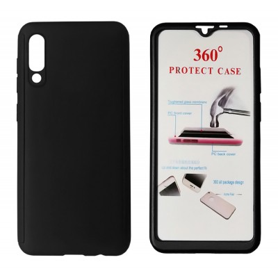 POWERTECH Θήκη Body 360° με Tempered Glass για Xiaomi Mi 9, μαύρη POWERTECH Θήκη Body 360° με Tempered Glass για Xiaomi Mi 9, μαύρη