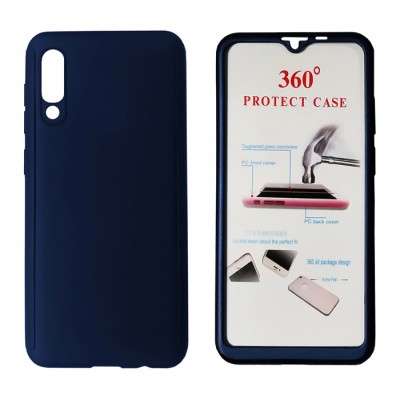 POWERTECH Θήκη Body 360° με Tempered Glass για Xiaomi Mi 9, μπλε POWERTECH Θήκη Body 360° με Tempered Glass για Xiaomi Mi 9, μπλε