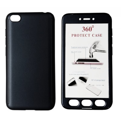 POWERTECH Θήκη Body 360° με Tempered Glass για Xiaomi Redmi Go, μαύρη POWERTECH Θήκη Body 360° με Tempered Glass για Xiaomi Redmi Go, μαύρη