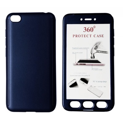 POWERTECH Θήκη Body 360° με Tempered Glass για Xiaomi Redmi Go, μπλε POWERTECH Θήκη Body 360° με Tempered Glass για Xiaomi Redmi Go, μπλε