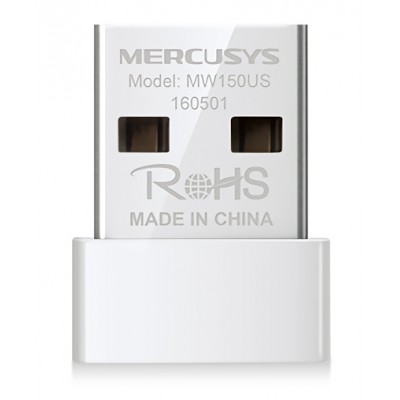 MERCUSYS Wireless Nano USB Adapter MW150US, 150Mbps, Ver. 2 MERCUSYS Wireless Nano USB Adapter MW150US, 150Mbps, Ver. 2