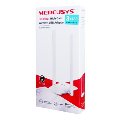 MERCUSYS Wireless USB Adapter MW300UH, 300Mbps, 2x2 MIMO, Ver. 1 MERCUSYS Wireless USB Adapter MW300UH, 300Mbps, 2x2 MIMO, Ver. 1