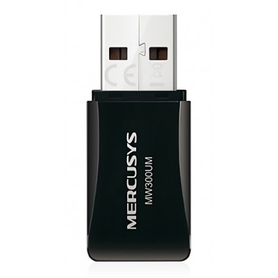 MERCUSYS Wireless Mini USB Adapter MW300UM, 300Mbps, Ver. 3 MERCUSYS Wireless Mini USB Adapter MW300UM, 300Mbps, Ver. 3