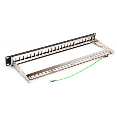 POWERTECH patch panel για rack NETW-0013, 24-port, 1U POWERTECH patch panel για rack NETW-0013, 24-port, 1U