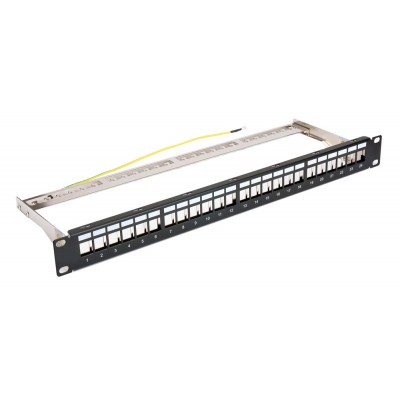 POWERTECH patch panel για rack NETW-0013, 24-port, 1U POWERTECH patch panel για rack NETW-0013, 24-port, 1U