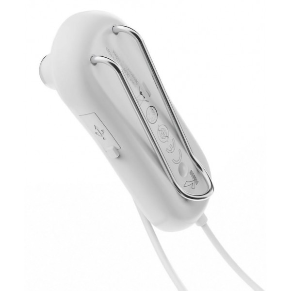 USAMS earphones με μικρόφωνο EP-37, 10mm, 1.2m, λευκά