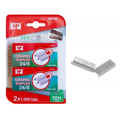 MP ανταλλακτικά συρραπτικού 24/8 PA183, 2x 1000τμχ MP ανταλλακτικά συρραπτικού 24/8 PA183, 2x 1000τμχ