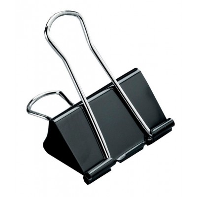 MP μεταλλικό κλιπ συγγράτησης εγγράφων PA384, 25mm, 8τμχ μαύρα MP μεταλλικό κλιπ συγγράτησης εγγράφων PA384, 25mm, 8τμχ μαύρα