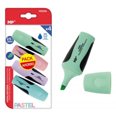 MP μαρκαδόρος υπογράμμισης PE506, πάχος μύτης 2-5mm, 4 χρώματα MP μαρκαδόρος υπογράμμισης PE506, πάχος μύτης 2-5mm, 4 χρώματα