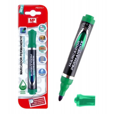 MP ανεξίτηλος μαρκαδόρος PE510-07, 2mm, πράσινος MP ανεξίτηλος μαρκαδόρος PE510-07, 2mm, πράσινος