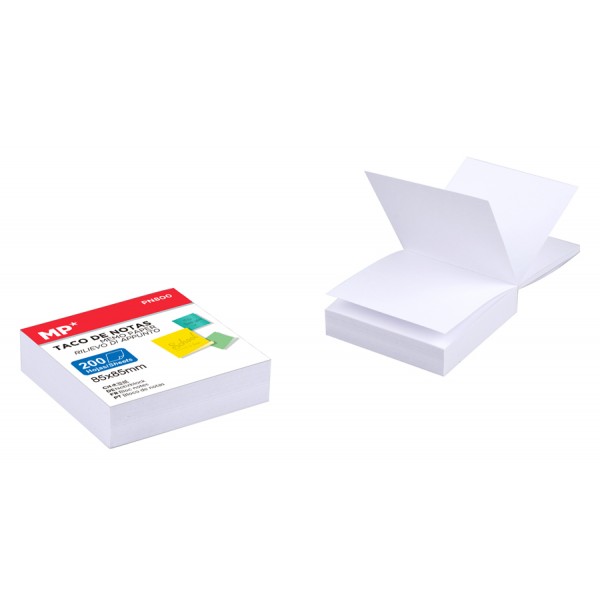 MP χαρτάκια σημειώσεων PN800, 85 x 85mm, 200τμχ, λευκά MP χαρτάκια σημειώσεων PN800, 85 x 85mm, 200τμχ, λευκά