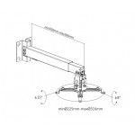 BRATECK universal βάση PRB-2G για projectors οροφής και τοίχου