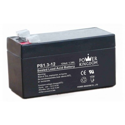 POWER KINGDOM Μπαταρία Μολύβδου 12Volt 1.3Ah POWER KINGDOM Μπαταρία Μολύβδου 12Volt 1.3Ah