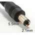 POWERTECH Αντάπτορας Tablet 5.5 x 2.1mm, για PT-271 τροφοδοτικό