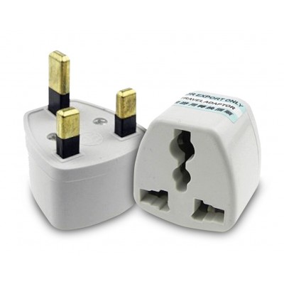 POWERTECH UK πρίζα σε Universal, λευκό POWERTECH UK πρίζα σε Universal, λευκό