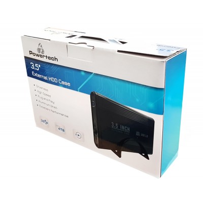 POWERTECH Εξωτερική θήκη για HDD 3.5" με βάση, USB 3.0, up to 4TB, Μαύρη POWERTECH Εξωτερική θήκη για HDD 3.5" με βάση, USB 3.0, up to 4TB, Μαύρη