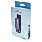 POWERTECH Bluetooth headset Klipp PT-733, multipoint, BT V4.1, ασημί