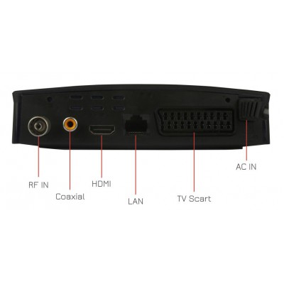 POWERTECH ψηφιακός δέκτης PT-779, MPEG4, DVB-T2, H.265, RJ45 POWERTECH ψηφιακός δέκτης PT-779, MPEG4, DVB-T2, H.265, RJ45