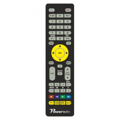 POWERTECH Τηλεχειριστήριο, προγραμματιζόμενο μέσω Η/Υ,  για 4 συσκευές POWERTECH Τηλεχειριστήριο, προγραμματιζόμενο μέσω Η/Υ,  για 4 συσκευές