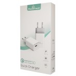 POWERTECH Φορτιστής τοίχου PT-780, 1x USB, 20W, 4A, QC 3.0, λευκός POWERTECH Φορτιστής τοίχου PT-780, 1x USB, 20W, 4A, QC 3.0, λευκός