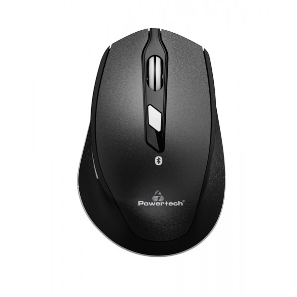POWERTECH οπτικό ασύρματο ποντίκι, Bluetooth 3.0, 1600dpi, μαύρο