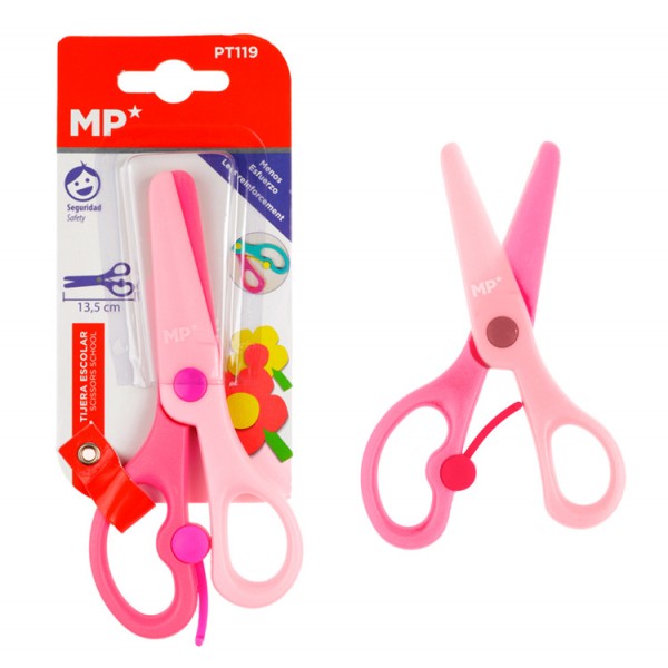 MP παιδικό ψαλίδι χαρτιού PT119, πλαστικό, 13.5cm, ροζ MP παιδικό ψαλίδι χαρτιού PT119, πλαστικό, 13.5cm, ροζ