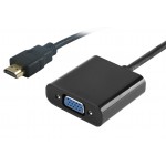 POWERTECH converter HDMI σε VGA (F) PTH-023, 1920x1200p, μαύρο