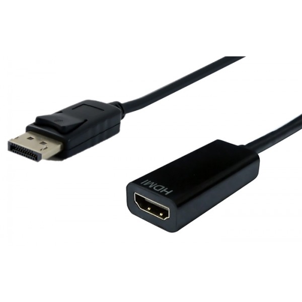 POWERTECH converter DisplayPort σε HDMI PTH-032, 4K, μαύρο