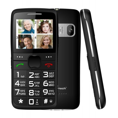 POWERTECH Κινητό Τηλέφωνο Sentry Eco PTM-18, SOS Call, με φακό, μαύρο POWERTECH Κινητό Τηλέφωνο Sentry Eco PTM-18, SOS Call, με φακό, μαύρο