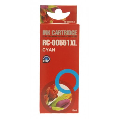 Συμβατό InkJet για Canon CLI-551, 12ml, Cyan Συμβατό InkJet για Canon CLI-551, 12ml, Cyan