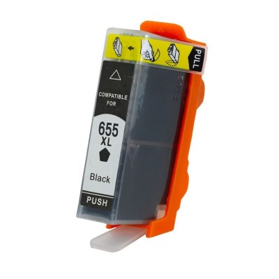 Συμβατό Inkjet για HP, 655, 21.6ml, Black Συμβατό Inkjet για HP, 655, 21.6ml, Black